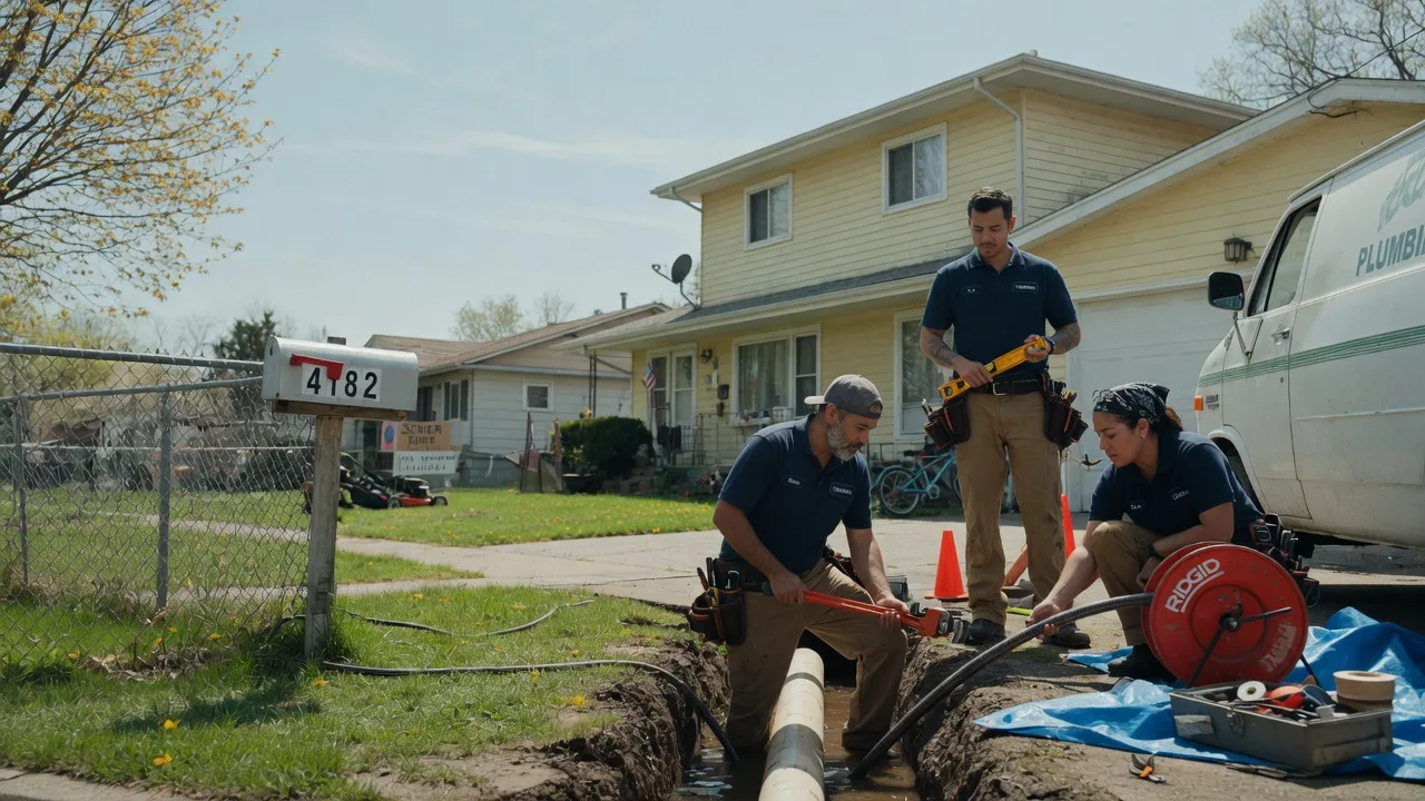 Gas Line Repair in New Burnside, IL near me